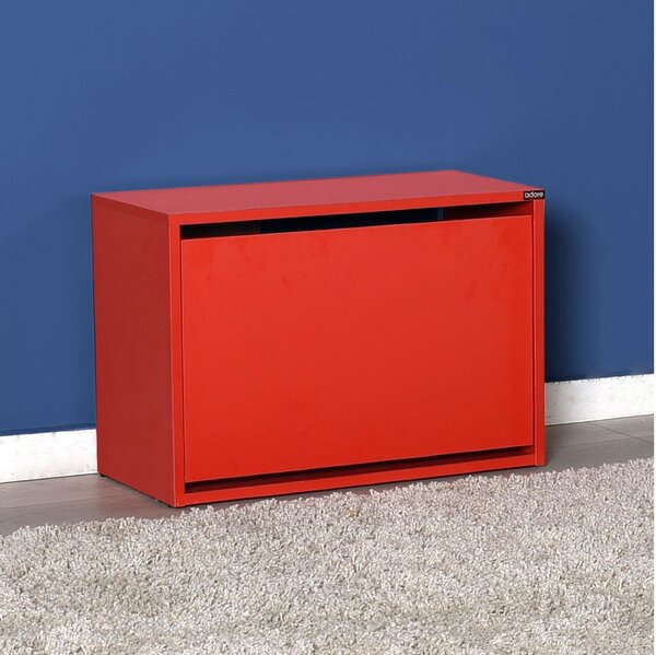 Adore Furniture Szafka na buty 42x60 cm czerwona AD0111