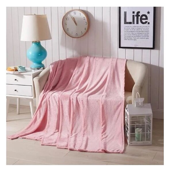 Koc z mikropluszu 220x230 cm – Mila Home