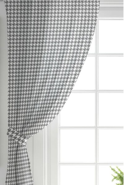 Białe/szare zasłony zestaw 2 szt. 140x260 cm – Mila Home