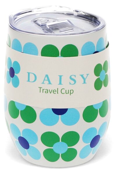 Kubek podróżny 350 ml Blue and green Daisy – Rex London