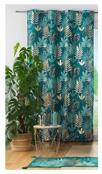 Zielona zasłona 140x260 cm Ornella – douceur d'intérieur