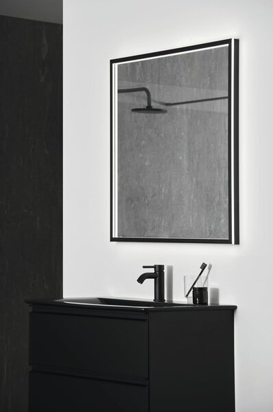Ceramiczna umywalka w kolorze matowej czerni 84x46 cm Silk Black – Ideal Standard