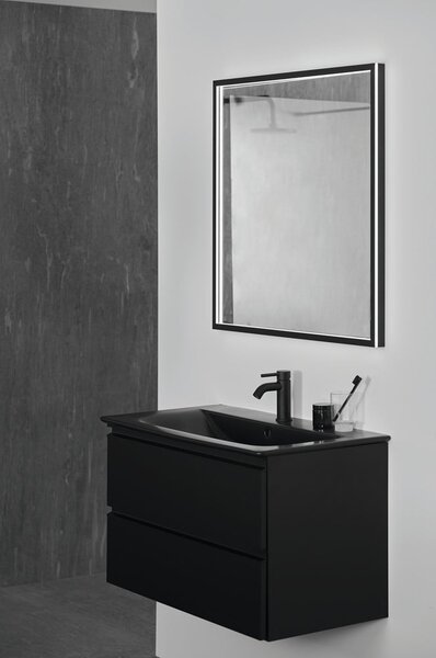 Ceramiczna umywalka w kolorze matowej czerni 84x46 cm Silk Black – Ideal Standard