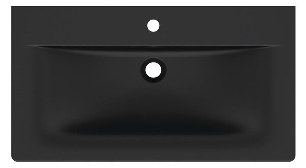 Ceramiczna umywalka w kolorze matowej czerni 84x46 cm Silk Black – Ideal Standard