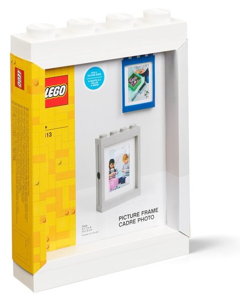 Biała ramka na zdjęcie LEGO®, 19,3x26,8 cm