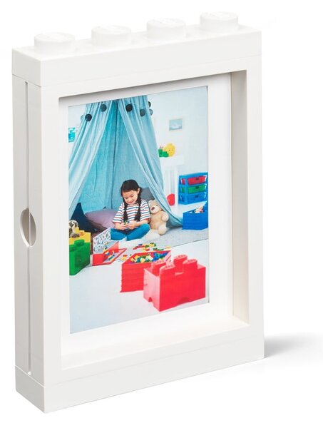 Biała ramka na zdjęcie LEGO®, 19,3x26,8 cm