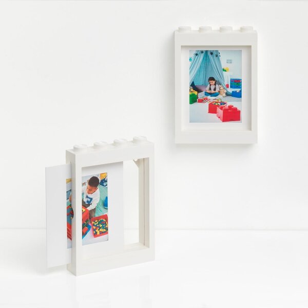 Biała ramka na zdjęcie LEGO®, 19,3x26,8 cm