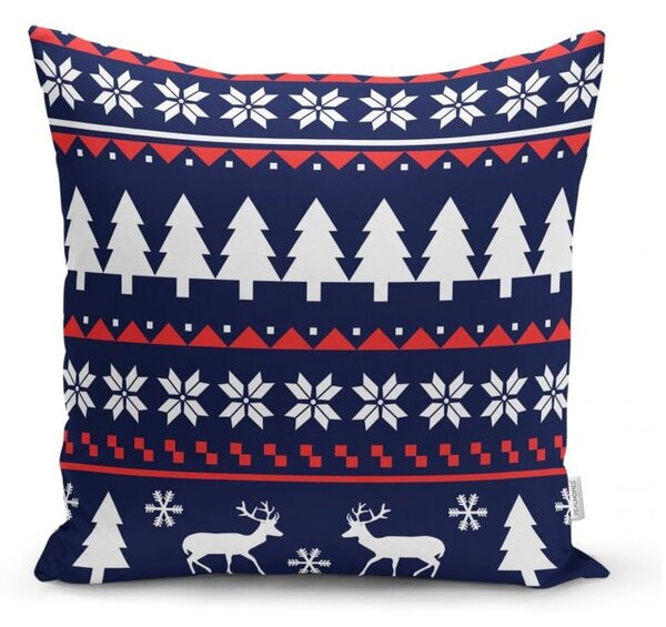 Tekstylna poszewka na poduszkę ze świątecznym motywem 43x43 cm – Mila Home