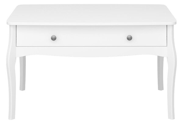 Konsimo Sp. z o.o. Sp. k. Stół składany BAROQUE 55x96,5 cm biały KO0016