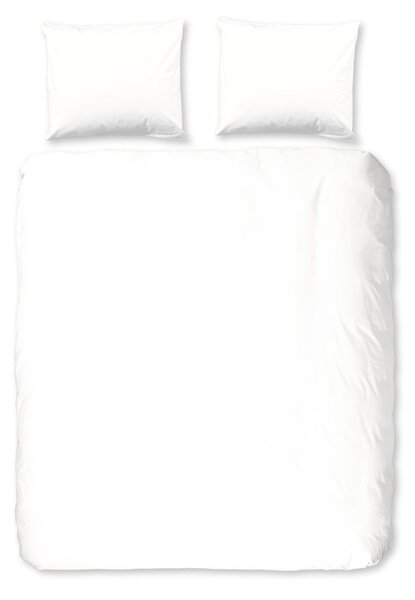 Biała flanelowa pościel dwuosobowa 200x220 cm – Good Morning