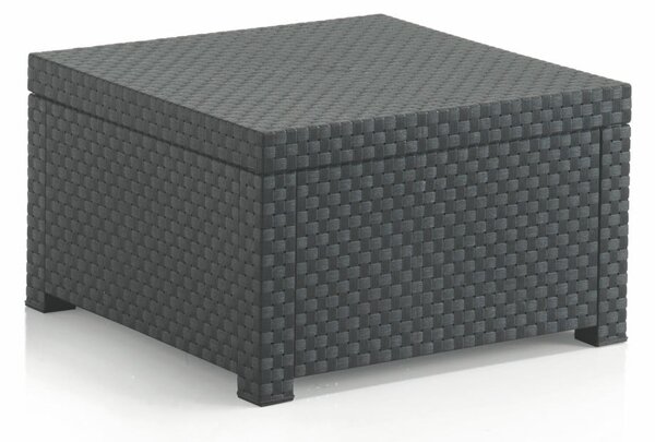 Stolik ogrodowy z imitacji rattanu 56x56 cm – Juinsa