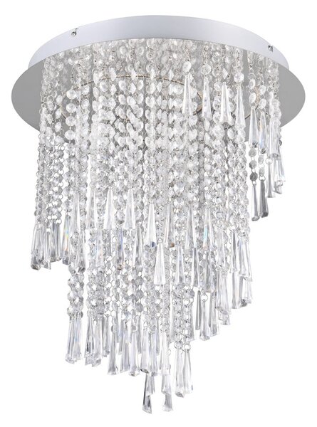 Lampa sufitowa LED w kolorze srebra ø 45 cm Pomp – Reality