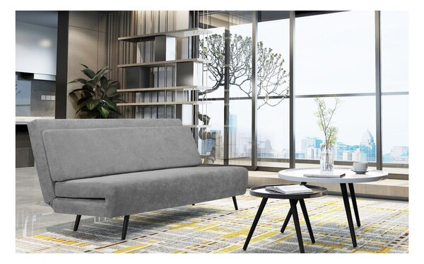 Szara rozkładana sofa 87 cm Mallory – Støraa