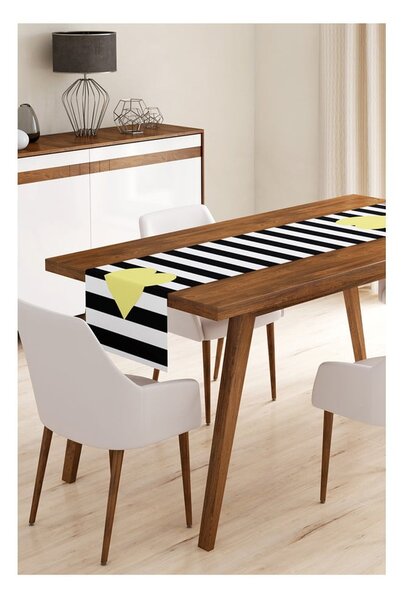 Bieżnik 45x140 cm Black Stripes – Minimalist Cushion Covers