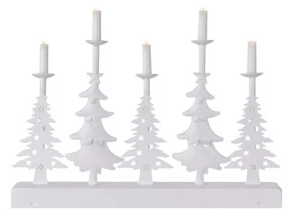 EMOS LED Świecznik bożonarodzeniowy LED/2xAA biały EMS1017