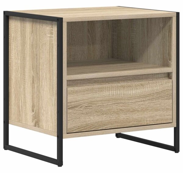 Stolik nocny sonoma 50 x 39,5 x 50 cm materiaÅ drewnopochodny