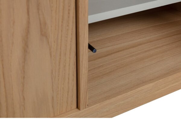 Szafka modułowa pod TV w dekorze dębu 77x44 cm Modulair – vtwonen