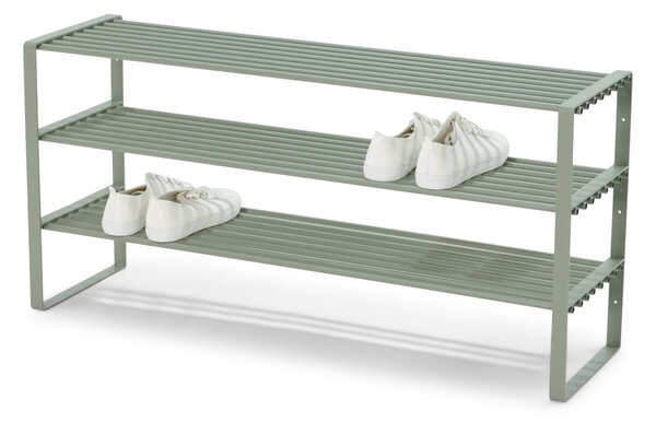 Szarozielona metalowa szafka na buty 100x48,5x29 cm Rex – Spinder Design