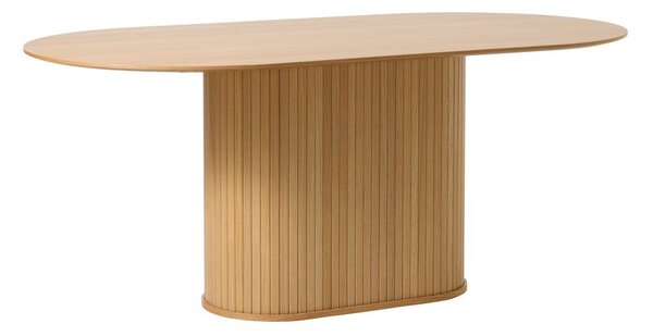 Stół z blatem w dekorze dębu 95x180 cm Nola – Unique Furniture