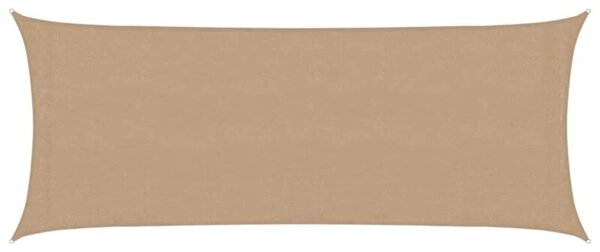 Żagiel przeciwsłoneczny, 160 g/m², kolor taupe, 2x5 m, hdpe