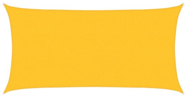 Żagiel przeciwsłoneczny, 160 g/m², żółty, 2,5x4,5 m, hdpe