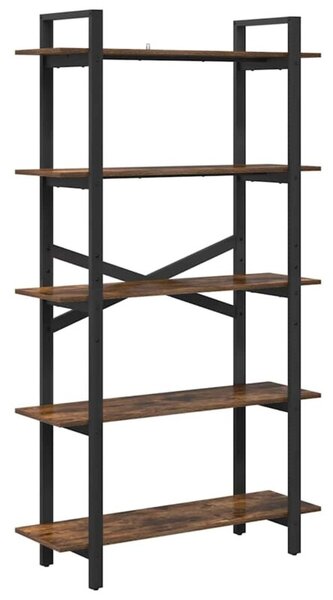 Półka na książki dąb wędzony 100 x 33,5 x 178 cm