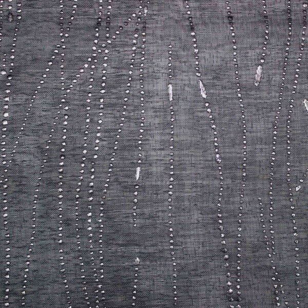 Antracytowe firanki z woalu zestaw 2 szt. 70x200 cm Filiane – douceur d'intérieur