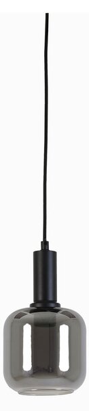 Szara lampa sufitowa z szklanym kloszem ø 21 cm Lekar – Light & Living