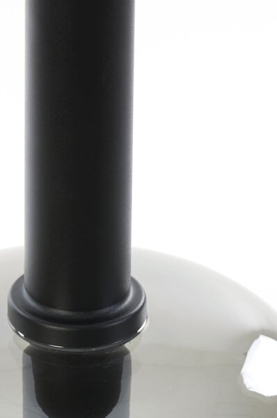 Szara lampa sufitowa z szklanym kloszem ø 21 cm Lekar – Light & Living
