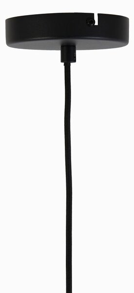 Szara lampa sufitowa z szklanym kloszem ø 21 cm Lekar – Light & Living