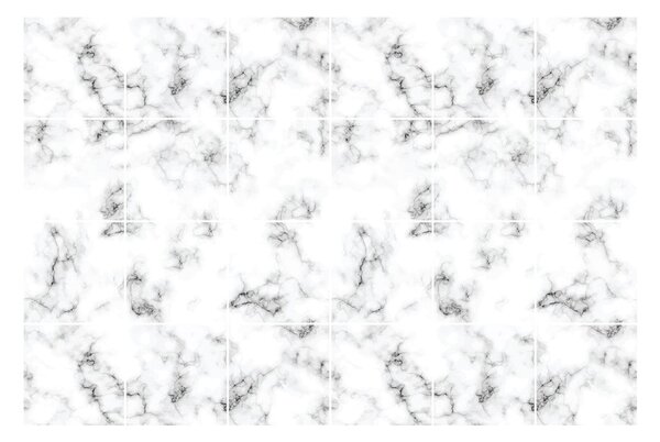 Zestaw naklejek na kafelki 24 szt. 10x10 cm Marble – Ambiance