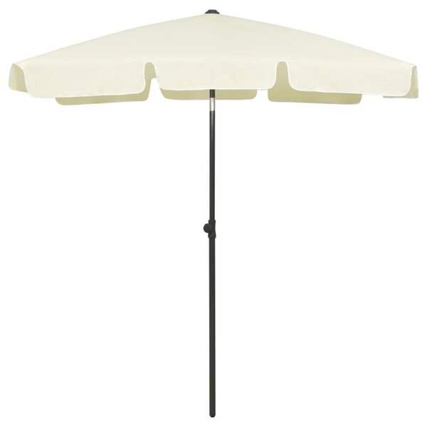 Parasol plażowy, piaskowy żółty, 180x120 cm