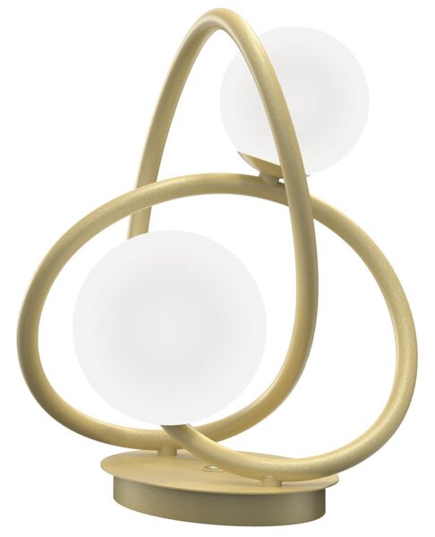 Wofi Wofi 8014-201 - LED Lampa stołowa NANCY 2xG9/3,5W/230V złoty/biała + W3992