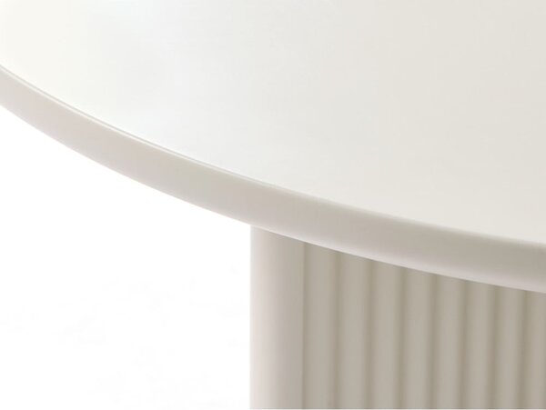 Jasnoszary okrągły stolik ø 80 cm Palma – Unique Furniture