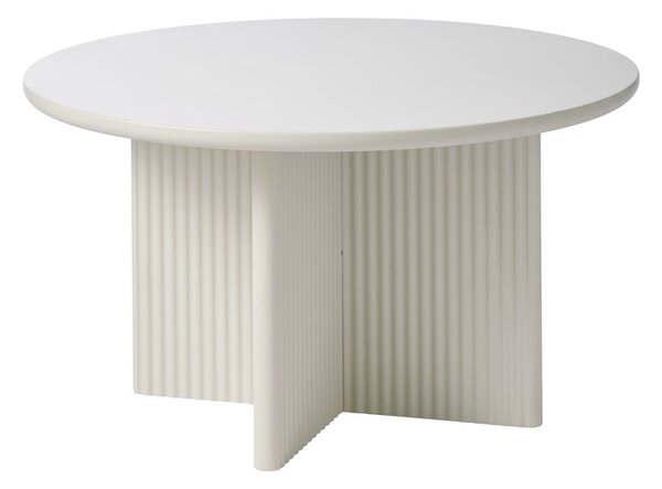 Jasnoszary okrągły stolik ø 80 cm Palma – Unique Furniture