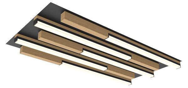 Wofi Wofi 9031-506S - LED Plafon ściemnialny PALERMO LED/34W/230V drewno W4025