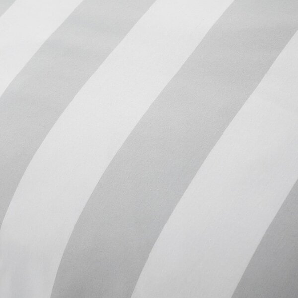 Biało-szara pościel dwuosobowa 230x220 cm Cove Stripe – Catherine Lansfield