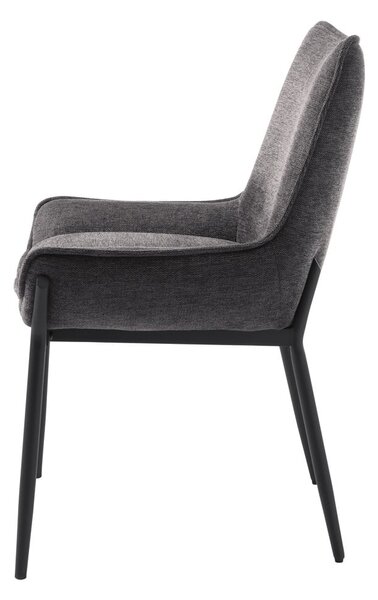 Ciemnoszare krzesło Calgary – Unique Furniture
