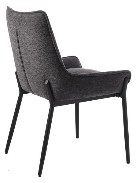 Ciemnoszare krzesło Calgary – Unique Furniture