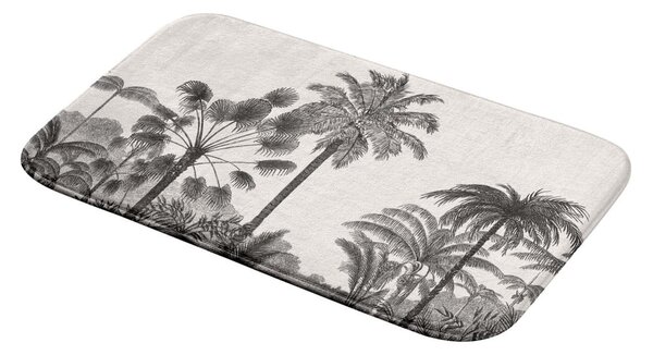 Czarno-beżowy dywanik łazienkowy 45x75 cm Cocoty – douceur d'intérieur