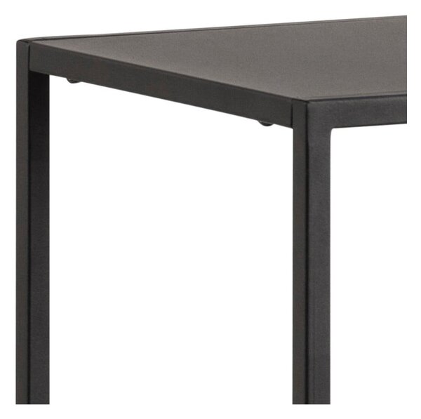 Czarny metalowy regał 80x86 cm Newcastle – Actona