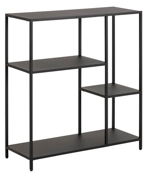 Czarny metalowy regał 80x86 cm Newcastle – Actona