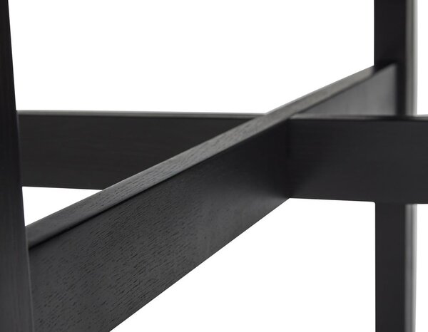 Czarny okrągły stół ø 120 cm Fjord – Hübsch