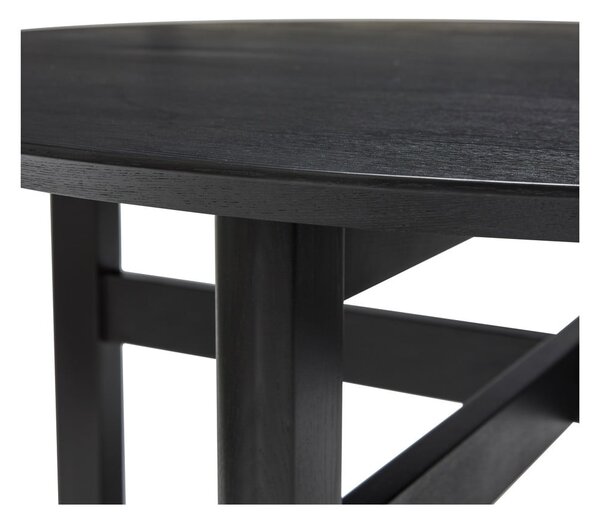 Czarny okrągły stół ø 120 cm Fjord – Hübsch