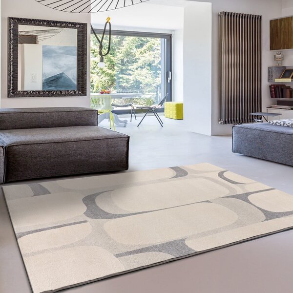 Jasnoszaro-kremowy dywan 80x150 cm Porto – Universal
