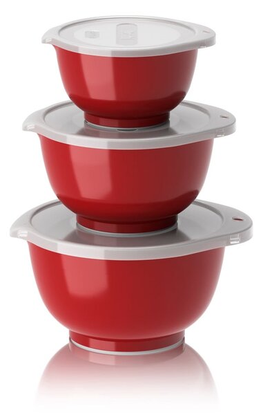 Czerwone miski zestaw 3 szt. 750 ml Margrethe Mini – Rosti