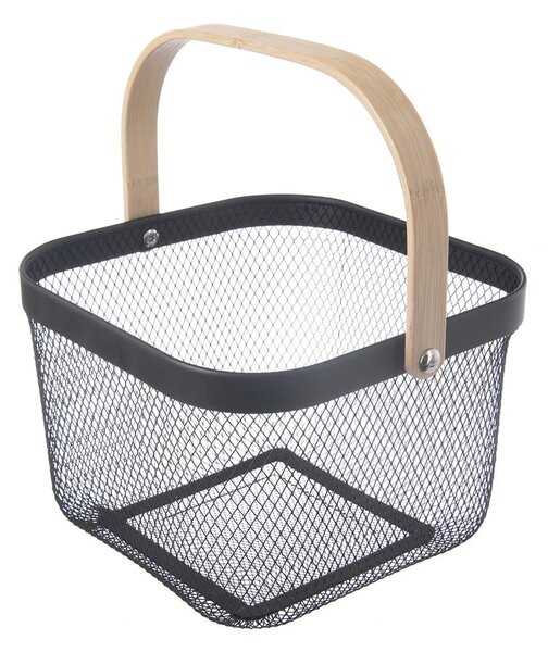 Metalowy koszyk druciany 24,5x24,5x30 cm Radka – Orion