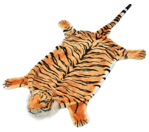 Pluszowy dywanik - tygrys, 144 cm, brązowy
