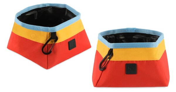 Tekstylna składana miska podróżna ø 18 cm Sunrise – P.L.A.Y