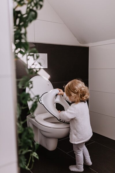 Biała deska sedesowa dla dzieci – Kindsgut